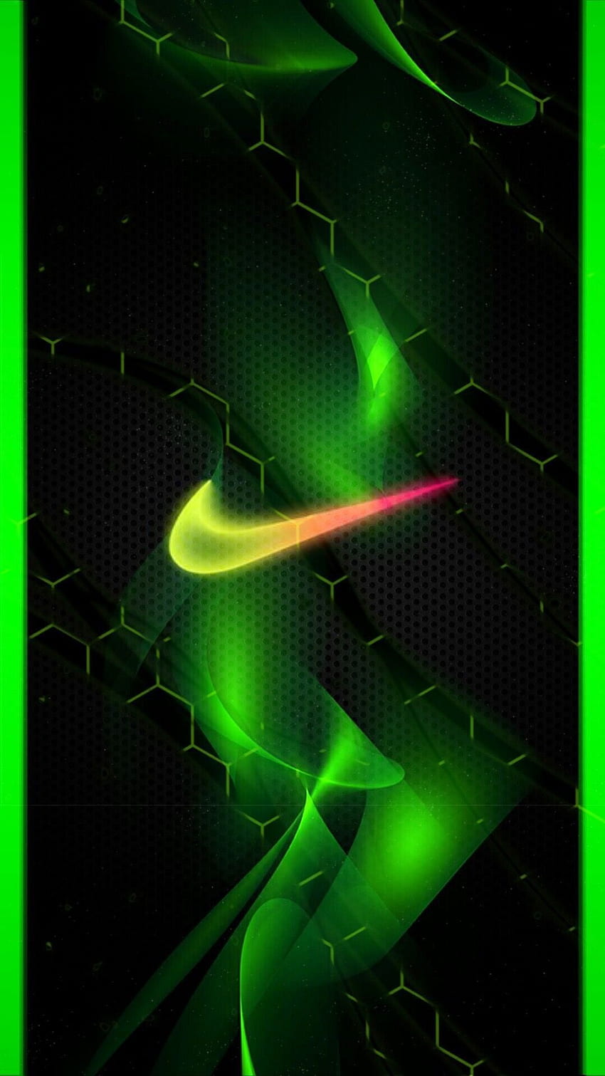 Nike Nike neón fondo de pantalla del teléfono | Pxfuel