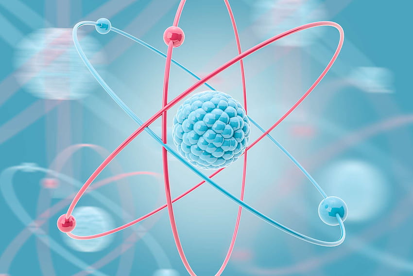 Eine kurze Geschichte der Atomtheorie, Atome und Moleküle HD-Hintergrundbild