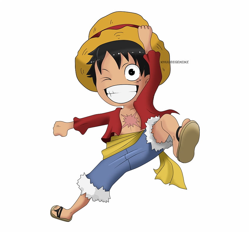 One Piece Chibi Manga - One Piece Luffy Png, Transparent Png , Transparent  Png Image - PNGitem