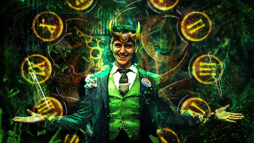 Für Loki gemacht, das meiner Meinung nach cool aussieht!: Marvelstudios, Loki Fan Art HD-Hintergrundbild