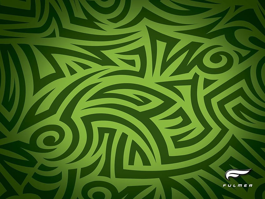 Green Tribal Design. Green , Green , Green tribal, 1024X768 Green HD wallpaper