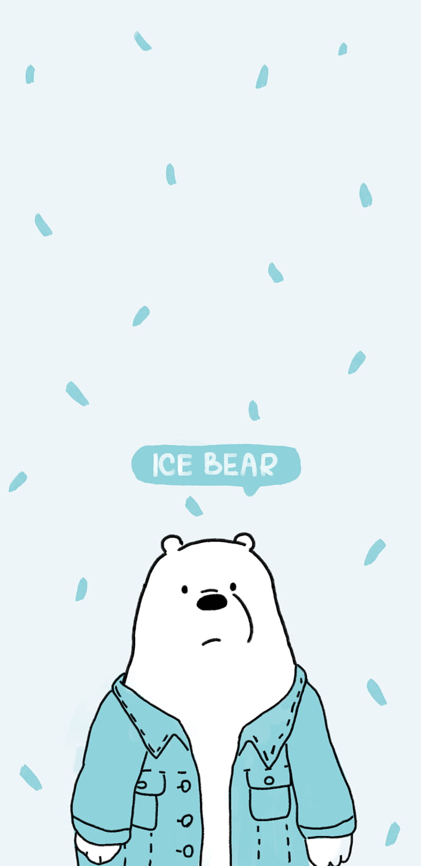 Polar bear / Ice bear / WE BARE BEARS HD phone wallpaper