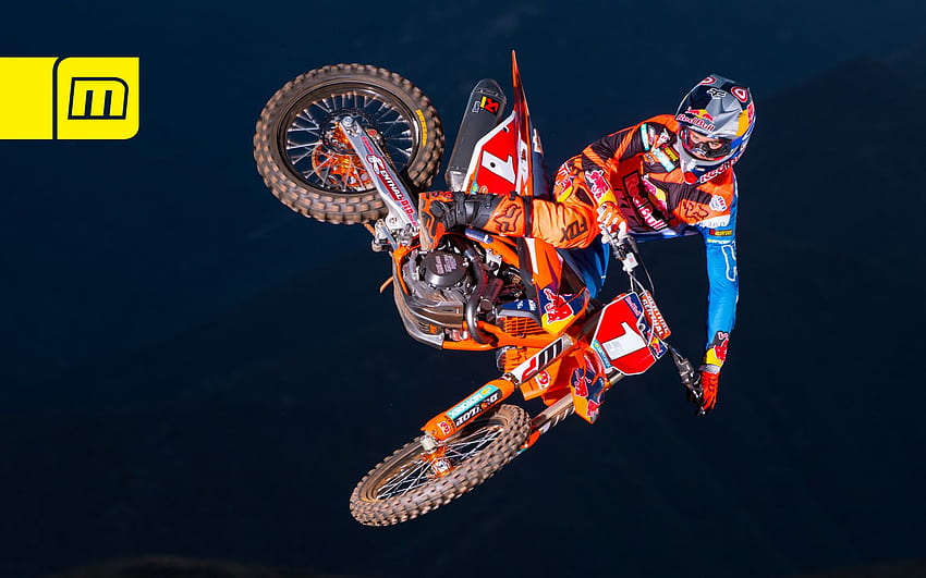 Dirt Bike Ktm, Red Bull Motocross HD wallpaper