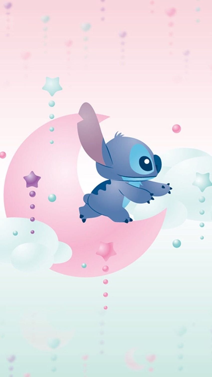 Cute Background Stitch, Stitch Kawaii HD phone wallpaper