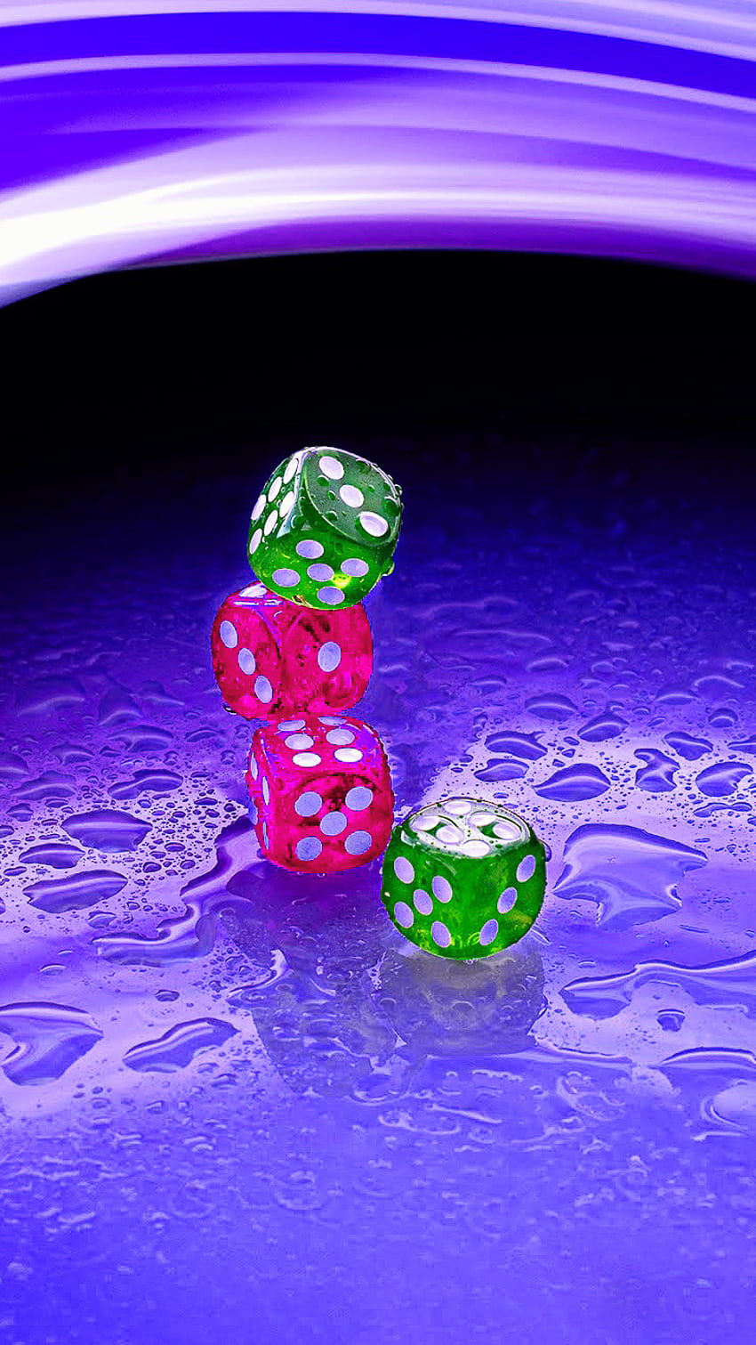 dice-poker-dice-lightpainting-water-creative-graphy-hd-phone