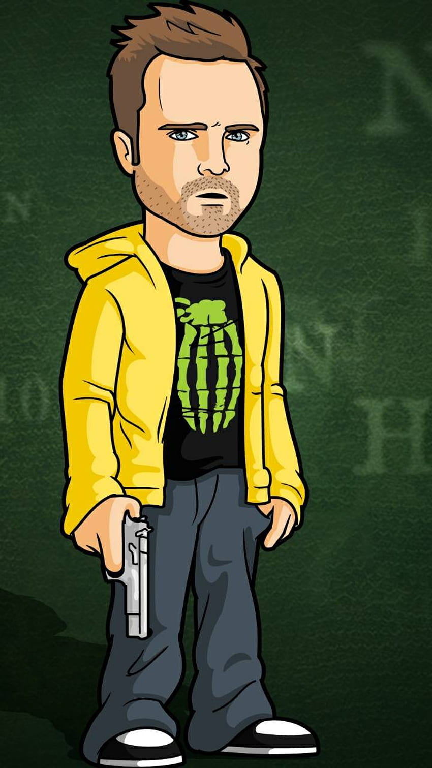 Jesse Breaking Bad 4, Bad Cartoon Tapeta na telefon HD