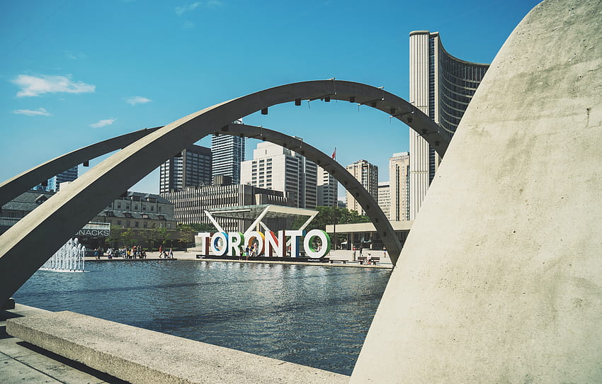 Miasta, architektura, budynek, struktura, Toronto Tapeta HD