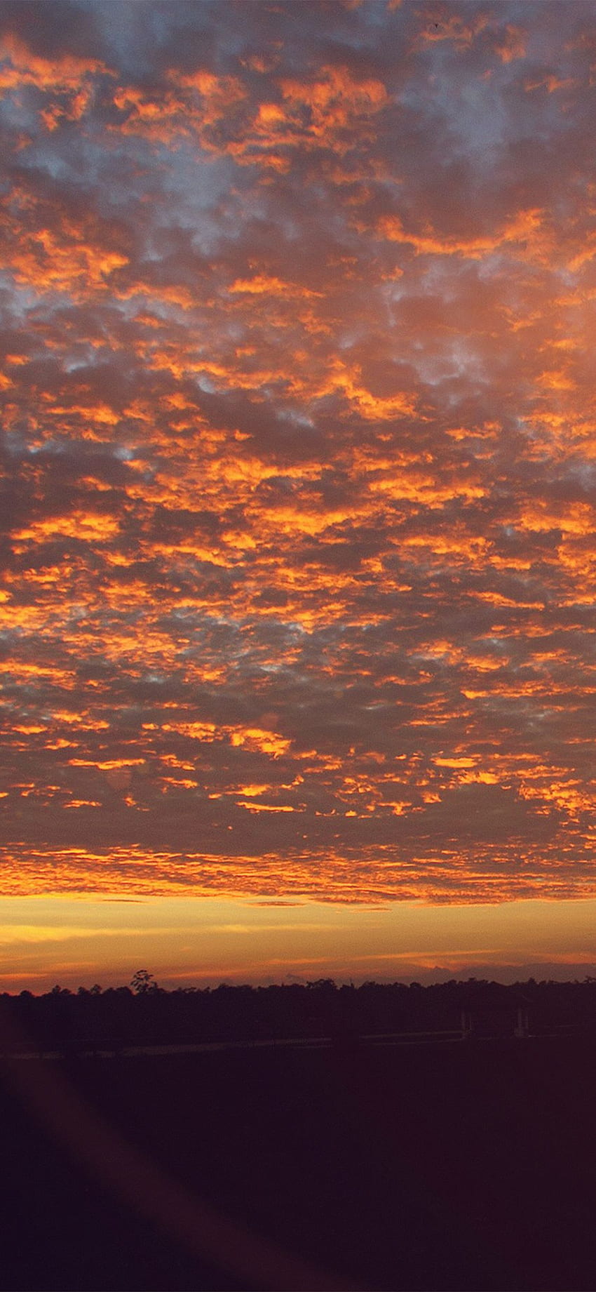 iPhone X. coucher de soleil ciel nuage vacances nature red flare, Sunset Sky Clouds Fond d'écran de téléphone HD