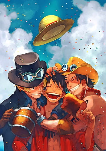 Wallpaper : 1500x1000 px, Monkey D Luffy, One Piece, Portgas D Ace, Sabo  1500x1000 - goodfon - 1241281 - HD Wallpapers - WallHere