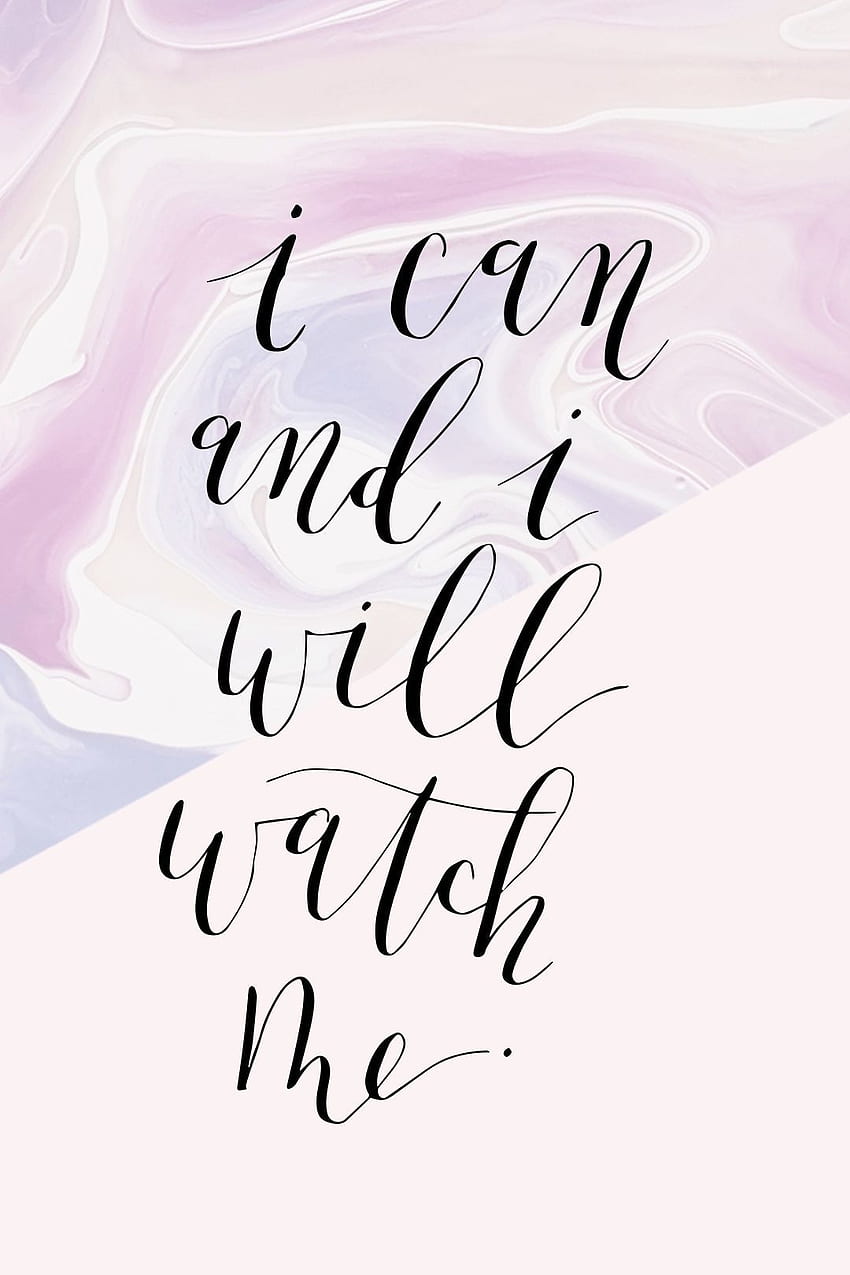 i can and i will. quotes. calligraphy . Motivational quotes , Inspirational quotes motivation, Calligraphy quotes HD phone wallpaper