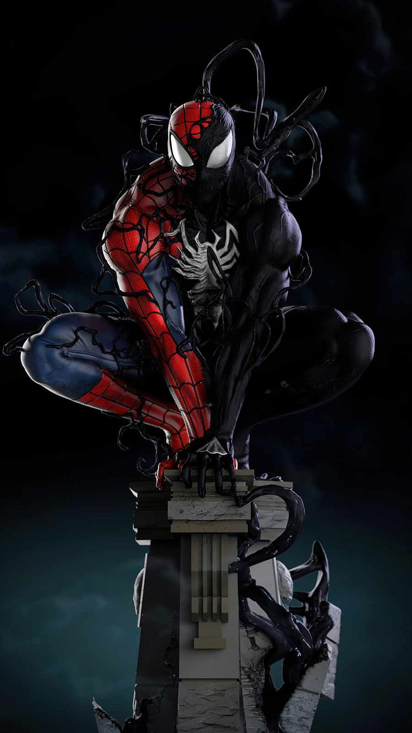 Spiderman Symbiote Transformation - iPhone : iPhone , Symbiote Spider-Man Tapeta na telefon HD