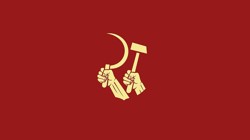 Komunistyczna - ZSRR - - - Wskazówka, flaga Związku Radzieckiego Tapeta HD