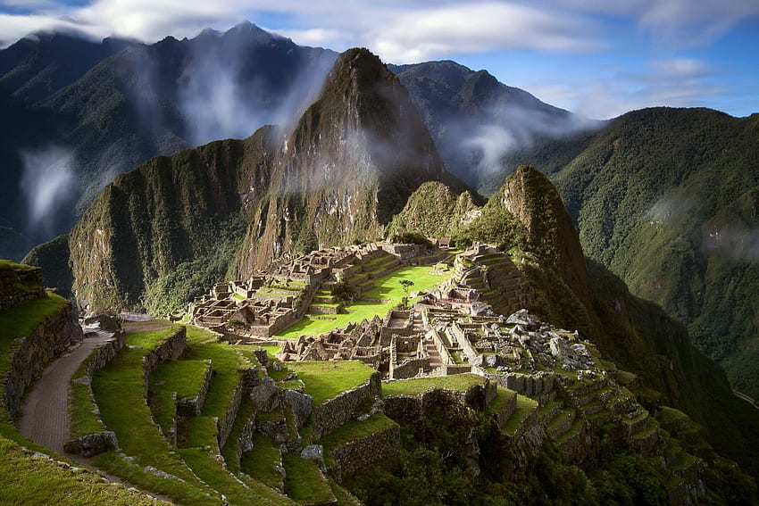 Machu Picchu, Mountains, Landscape, Peru, South America / and Mobile  Background, Machu Picchu Sunset HD wallpaper | Pxfuel