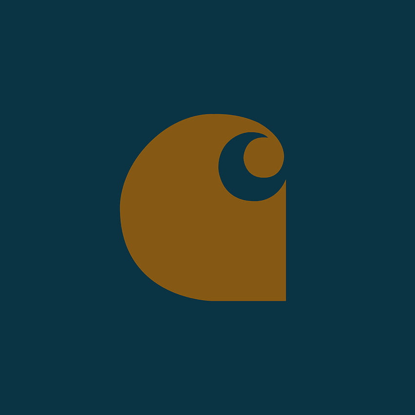 Logotipo de Carhartt C. Tipografía. Logotipo tipográfico, Logotipos fondo de pantalla del teléfono