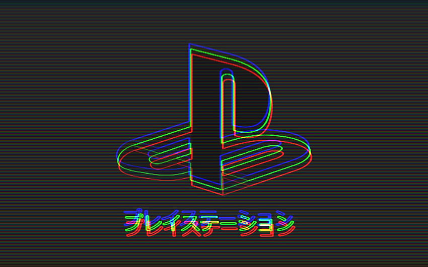 Impressionnant logo Playstation, PS1 Fond d'écran HD