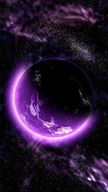 Purple Galaxy iphone planet violet HD phone wallpaper  Peakpx