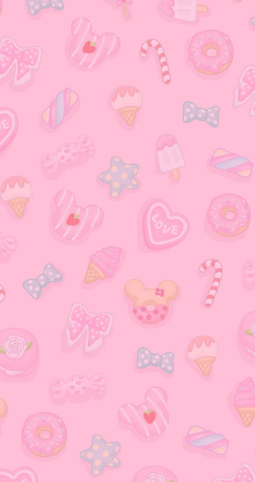 Cute pink candy iPhone . walls. Pink candy HD phone wallpaper