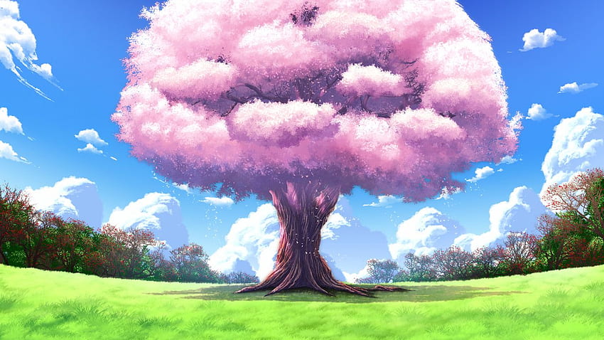 W - spokojny i relaksujący typ, pokojowe anime Tapeta HD