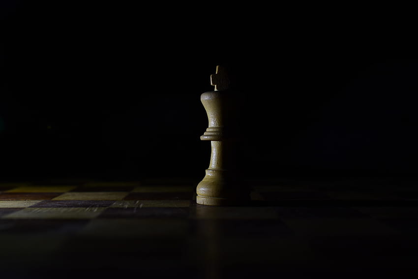Schach, Dunkel, Schatten, Figur, Spiel, Brett, König HD-Hintergrundbild