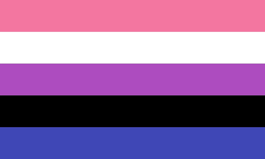Bandera de género de género fluido fondo de pantalla