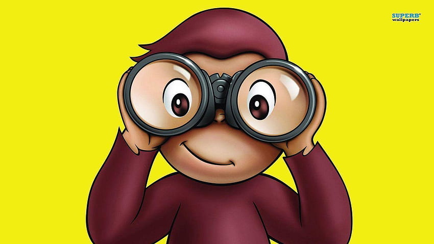 Mono genial, gorila de dibujos animados fondo de pantalla