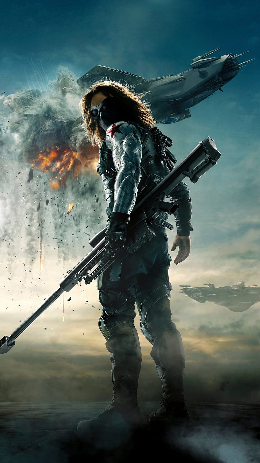 Winter Soldier, Avengers, Marvel, film di Hollywood Sfondo del telefono HD