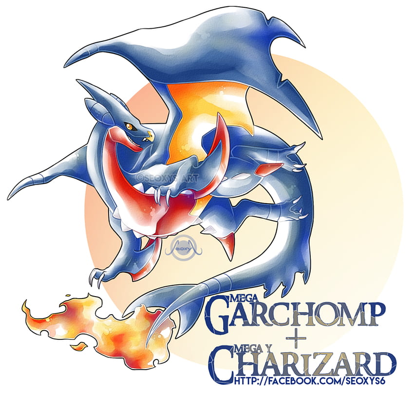 Shiny Mega Charizard Y  Pokemon fusion art, Cute pokemon