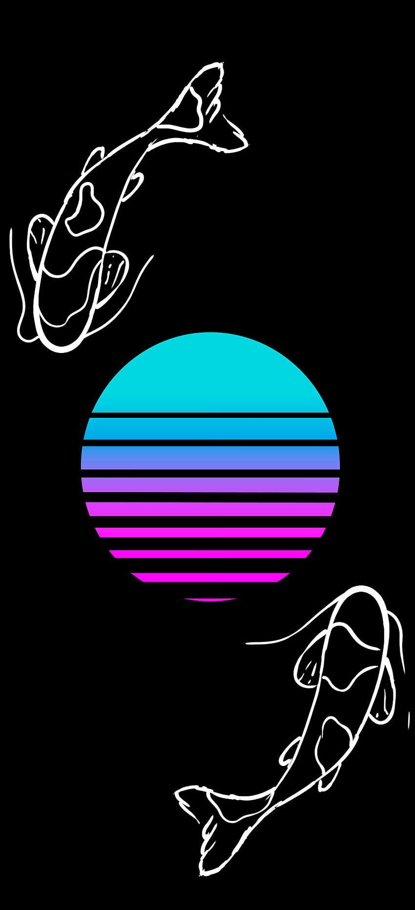 Synthwave Planets 80s colorful neon retro sky sunset sunsets synth  theme HD phone wallpaper  Peakpx