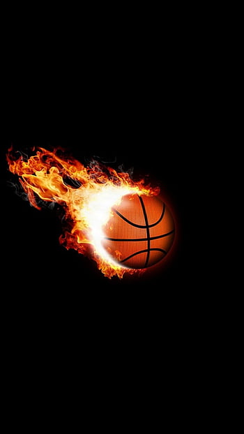 Flaming basketball HD wallpapers