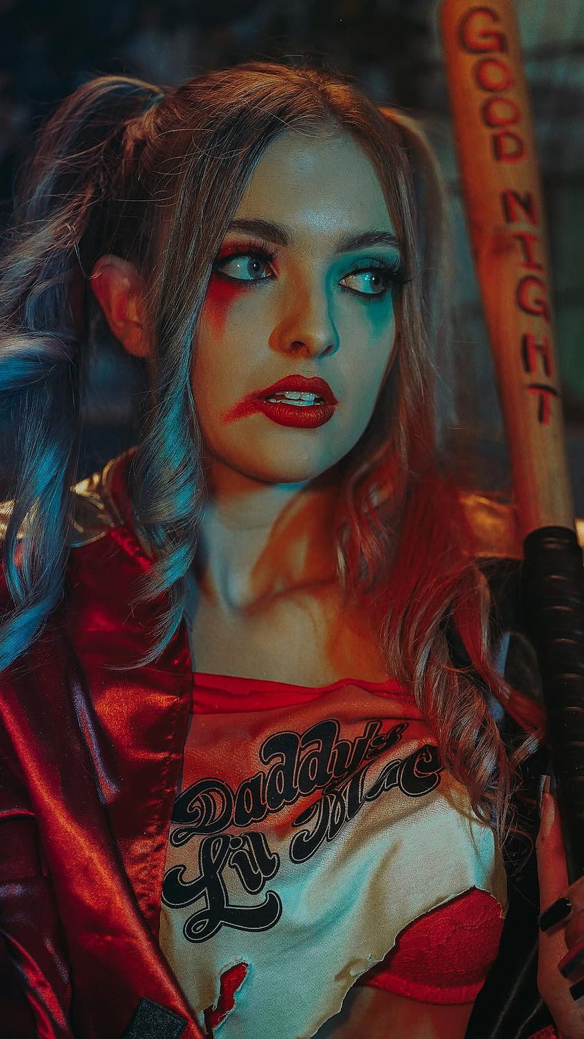 Harley Quinn, cosplay HD telefon duvar kağıdı