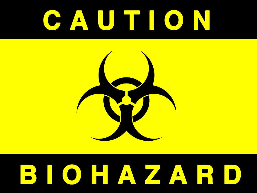 biohazard symbol HD wallpaper