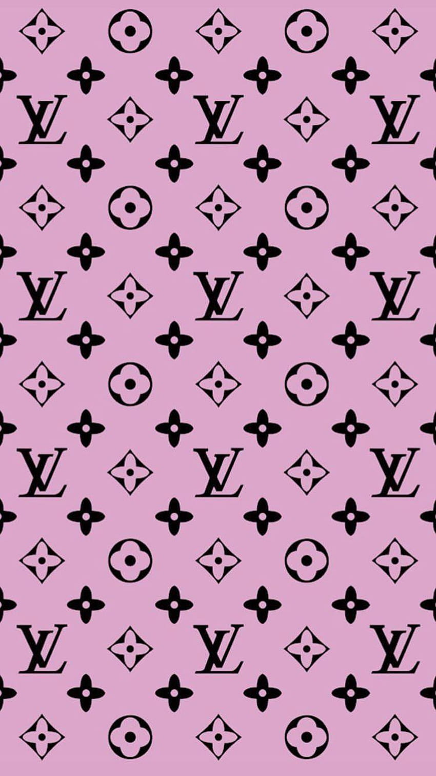 Louis Vuitton Logo  Iphone wallpaper girly, Purple wall art