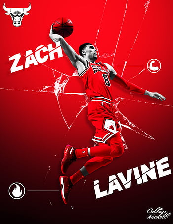 Zach LaVine Wallpaper  Poster for Sale by sanjirobertus  Redbubble