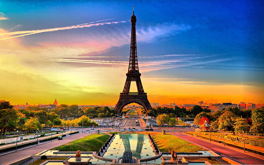 Paris France Landscape, French Landscape HD wallpaper