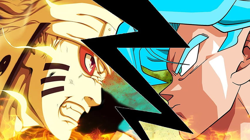 Naruto vs Goku (Animasi) Wallpaper HD