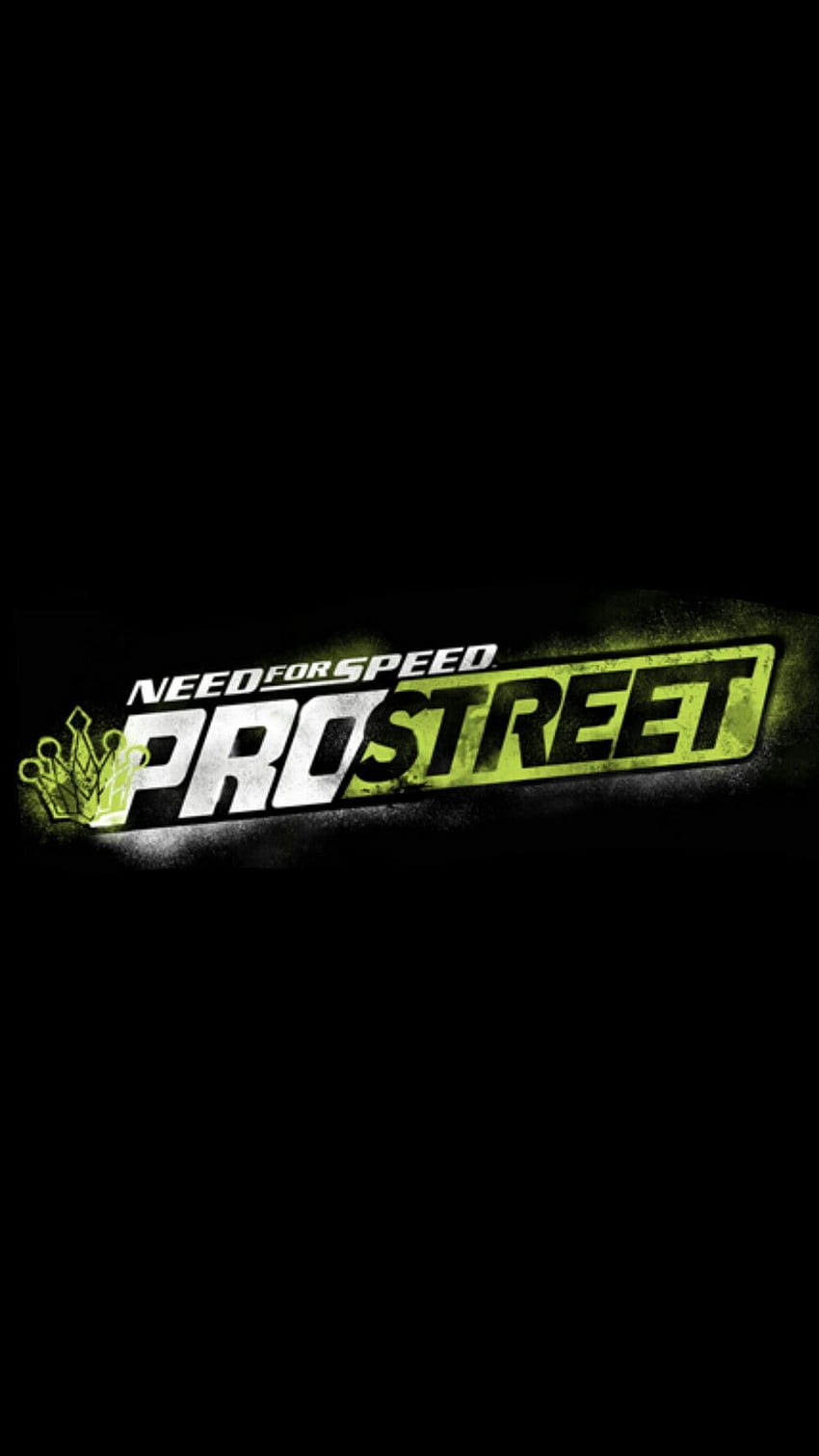 2020의 NFS Pro Street 로고, Need for Speed ​​로고 HD 전화 배경 화면