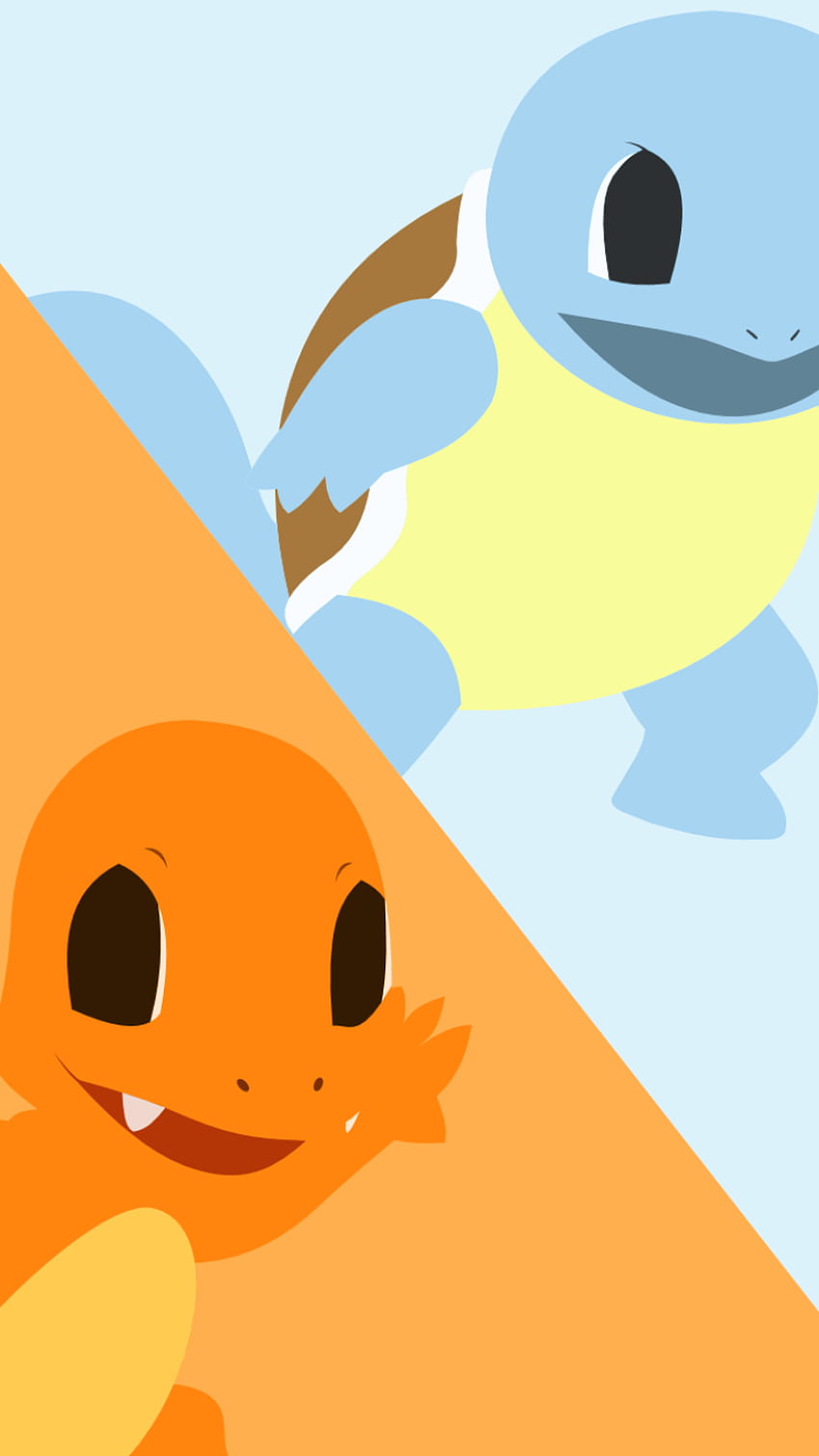 Videojuego Pokémon (), Charmander y Pikachu fondo de pantalla del teléfono