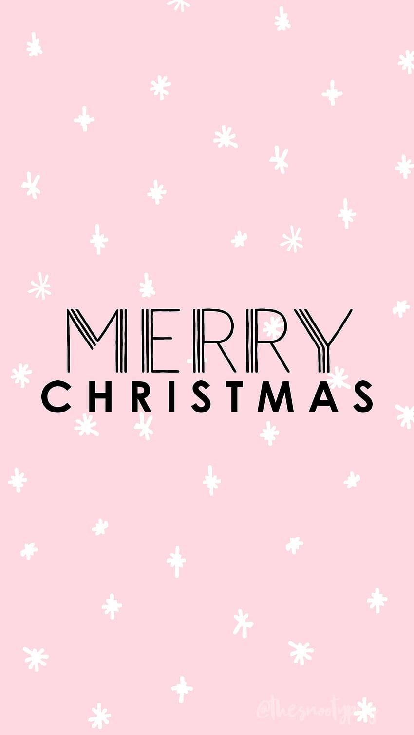 Pink trendy christmas . Christmas phone , iphone christmas, Cute christmas , Girly Christmas iPhone HD phone wallpaper