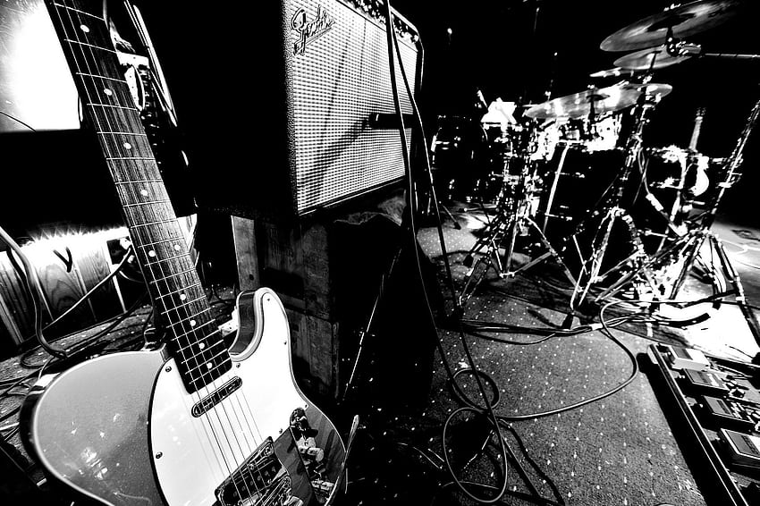 Rockkonzert, Rockband-Instrument HD-Hintergrundbild