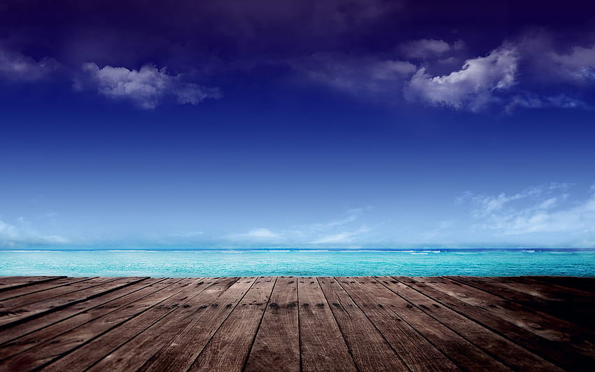 Beach, Dock, Blue Skyline, Dual Wide, 16:10, , , Background, 8787, 2560X1600 Beach HD wallpaper