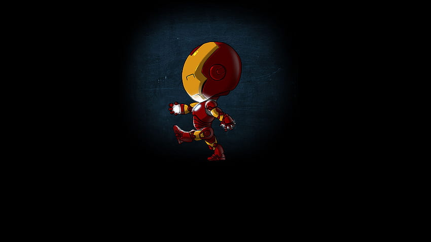 Mini superhéroes de Iron Man, iron man, OLED Infinity Gauntlet fondo de pantalla