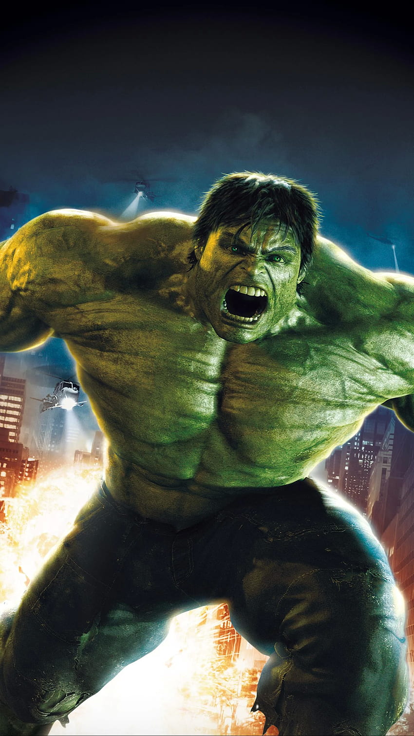 O Incrível Hulk (2008) Telefone, Hulk realista Papel de parede de celular HD