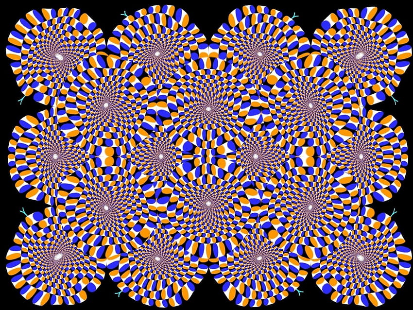 Abstract, Circles, Rotation, Immersion, Optical Illusion HD wallpaper
