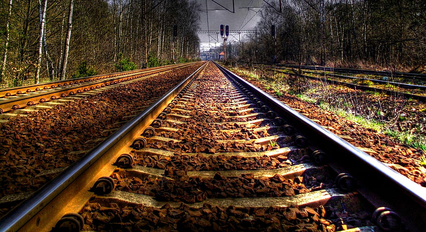 Train track background HD wallpapers | Pxfuel