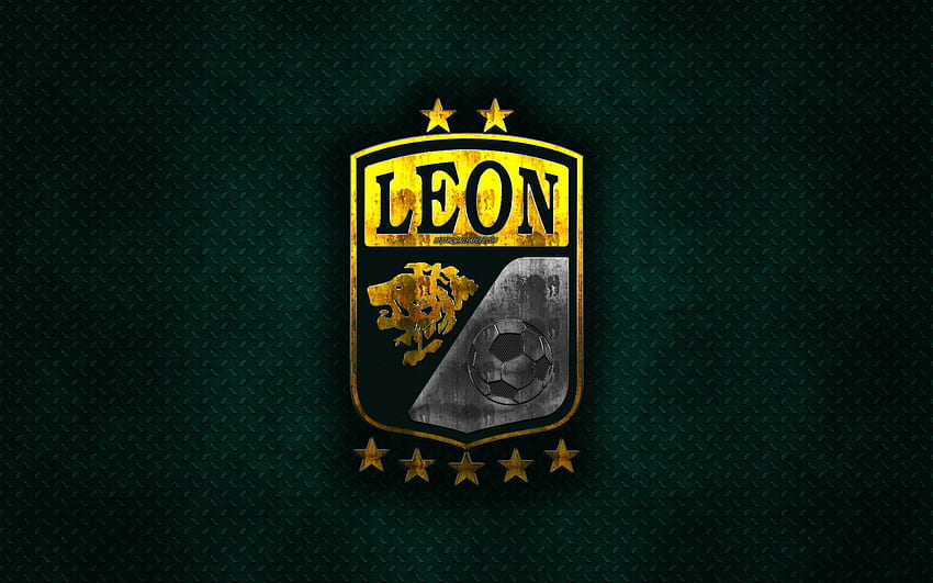 Club Leon FC, Mexican football club, green metal texture, metal logo,  emblem, Leon, Mexico, Liga MX, creative art, football, Club Leon for with  resolution . High Quality HD wallpaper | Pxfuel