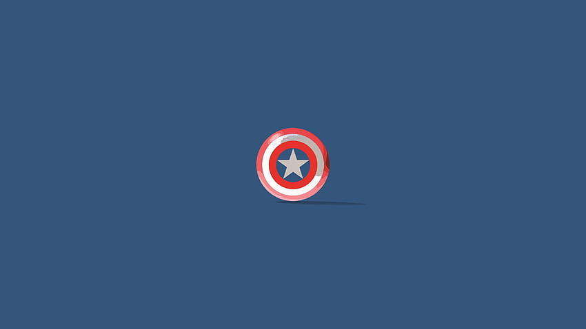 Minimal, escudo, Capitán América fondo de pantalla