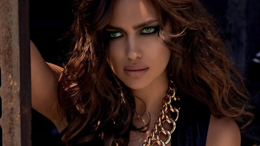 Irina Shayk, donna, mora, top model, occhi verdi, bellissima Sfondo HD