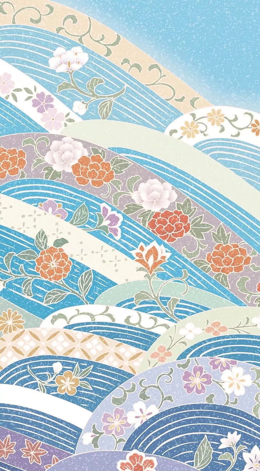 iPhone, Japanese Pattern HD phone wallpaper