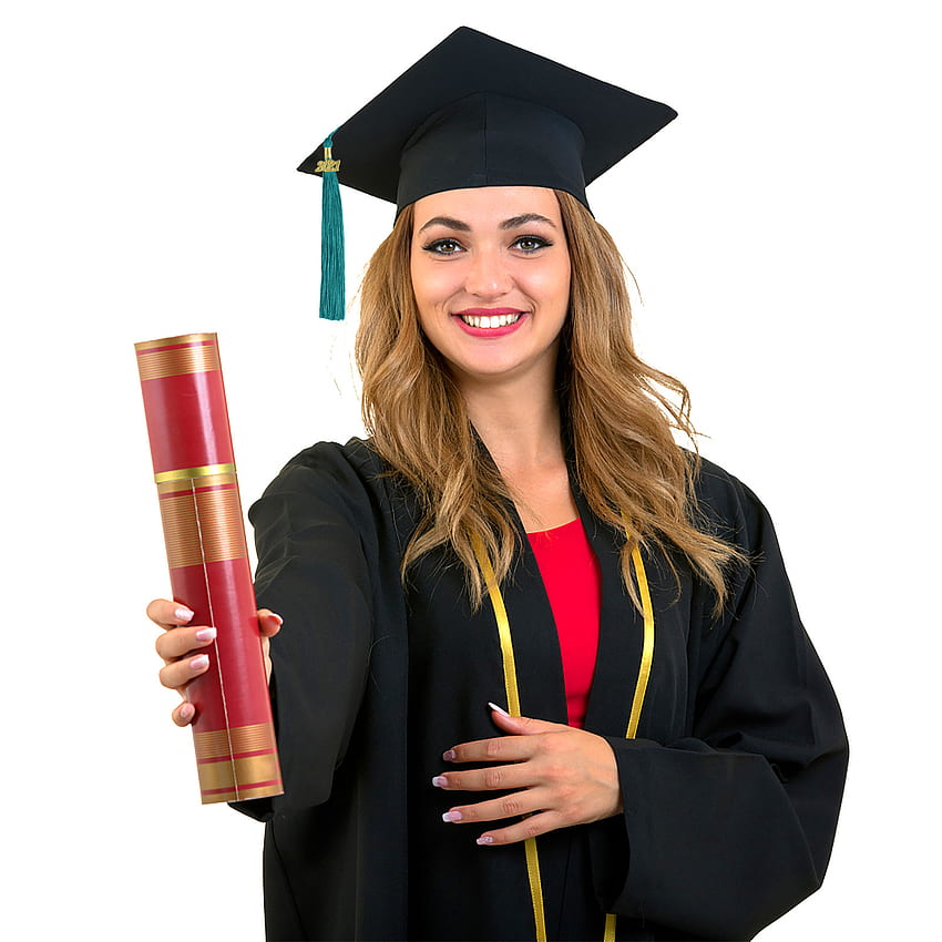 Download Young graduate celebrates achievement after receiving college  degree  Wallpaperscom