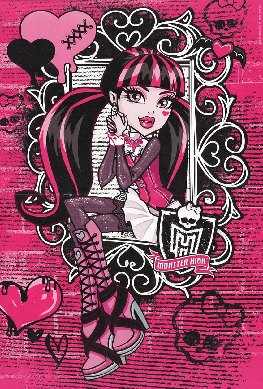 Monster High autorstwa Airi. Sztuka Monster High, postacie Monster High, lalki Monster High, Monster High Draculaura Tapeta na telefon HD